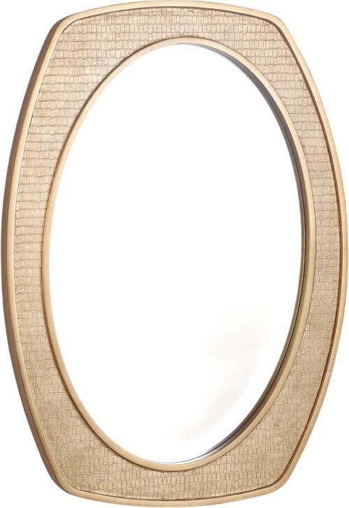Harp & Finial® Reitz Matte Gold Mirror-0