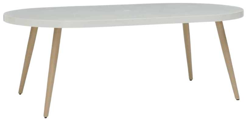 Seton Creek Outdoor Dining Table - White