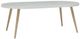 Signature Design by Ashley® Seton Creek White Oval Aluminum Outdoor Dining Table with Brown Base-0
