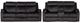 Global Furniture USA 2-Piece Domino Granite Manual Reclining Living Room Set-0