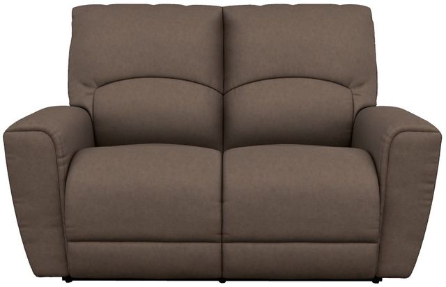 La-Z-Boy® Cassian Mocha Power Reclining Loveseat with Headrest and Lumbar-1