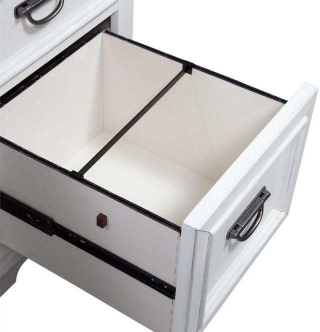 Liberty Furniture Allyson Park Wirebrushed White Credenza-4