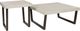 Signature Design by Ashley® Westenfort 2-Piece Gray Occasional Table with Espresso Base Set-1