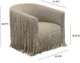 TOV Furniture Shag Me Gray Swivel Accent Chair-2
