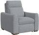 Flexsteel® Ava Stonewash Fabric Power Recliner with Power Headrest and Lumbar-0