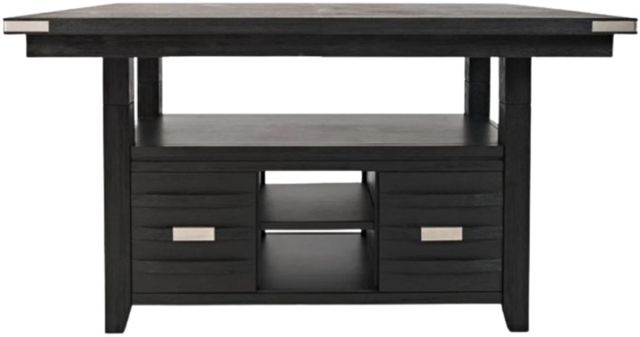Jofran Inc. Altamonte Dark Charcoal High-Low Rectangle Dining Table-2