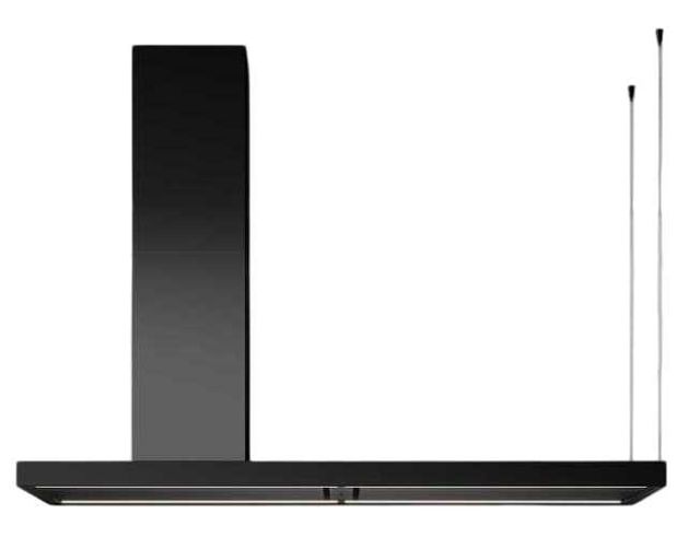 Falmec Elle 70" Matte Black Painted Steel Island Range Hood-0