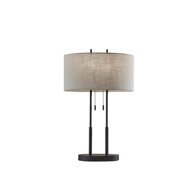 Adesso® Duet Taupe Table Lamp-0