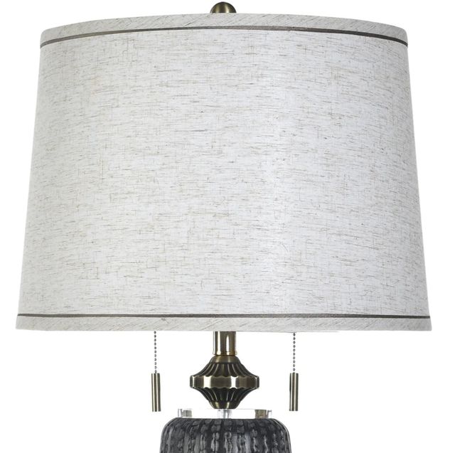 Stylecraft Manaus Charcoal Table Lamp-1