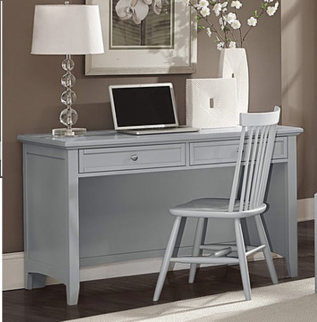 Vaughan-Bassett Bonanza Gray Desk Chair-1