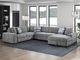 Homelegance® Raife 4-Piece Gray Sectional with Right Chaise-1