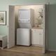 GE® Unitized Spacemaker® White Laundry Center, 4.5 Cu. Ft. Washer, 5.9 Cu. Ft. Dryer-4