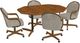 Chromcraft™ Customizable Medina Hansford 5-Piece Dining Set-0