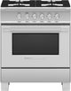 Fisher Paykel 30" Brushed Stainless Steel Free Standing Gas Range-0