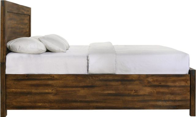 Elements International Warner Chestnut Queen Storage Bed-2