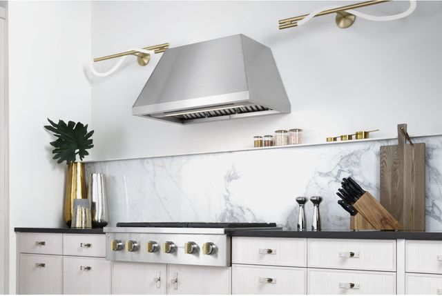 Monogram® Statement Collection 36" Stainless Steel Wall Mounted Range Hood-8
