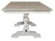 Liberty Furniture Whitney Weathered Gray Trestle Table with Antique Linen Base-2