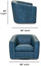 Flexsteel® Customizable Jewel Swivel Chair-2