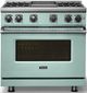 Viking® 7 Series 36" Splash Pro Style Liquid Propane Gas Range with Griddle-2