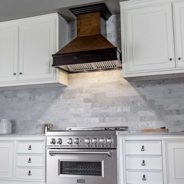ZLINE 36" Stainless Steel Pro Style Dual Fuel Range-7