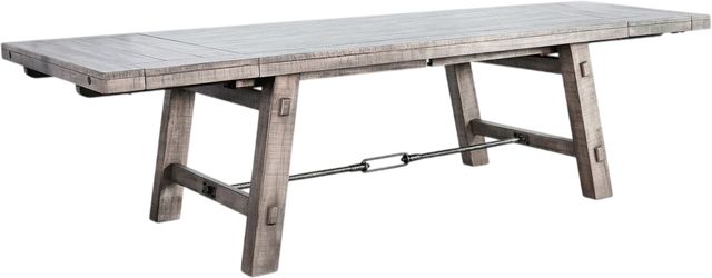 Sunny Designs™ Alpine Gray Extension Dining Table with Turnbuckle-3