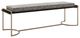 Caracole® Slim Line Classic Champagne Gold/Dark Chocolate Bench-0