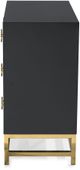 TOV Furniture Majesty Black, Gold Chest-3