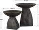 Uttermost® Shadow 2-Piece Matte Dark Brown Pedestal Bowl Set-2
