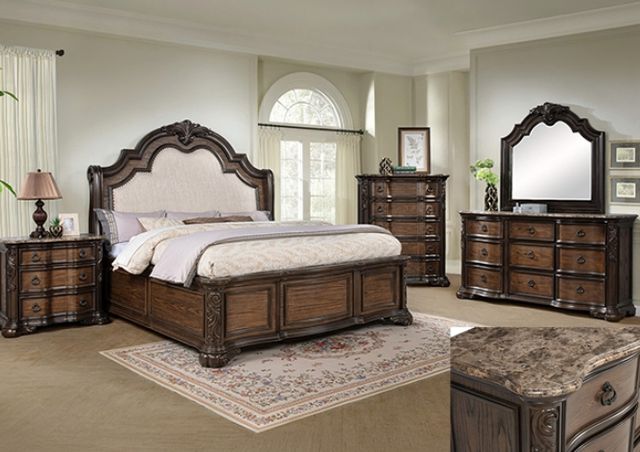 Crown Mark Ludwig Brown Nightstand-1