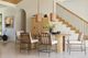 Four Hands Crete Amber Oak/Savile Flax Dining Side Chair-1
