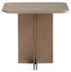 Michael Amini® Canberra Light Ash End Table with Antique Gold Base-3