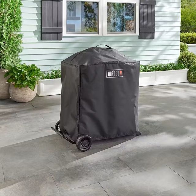 Weber® Grills®  Black Premium Grill Cover-1