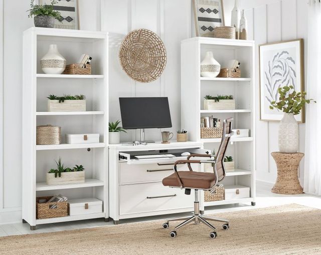 aspenhome® Norah Simply White Open Bookcase-2