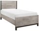 Mazin Furniture Zephyr Gray Twin Panel Bed-0