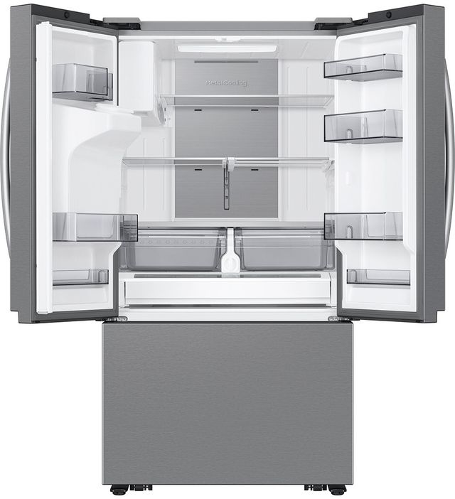 Samsung 36 in. 25.0 Cu. Ft. Fingerprint Resistant Stainless Steel Counter Depth French Door Refrigerator-3