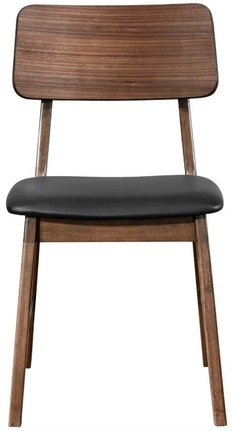 New Classic® Home Furnishings Thea Black/Walnut Side Chair-2