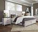aspenhome® Caraway Aged Ivory Queen Panel Bed-1