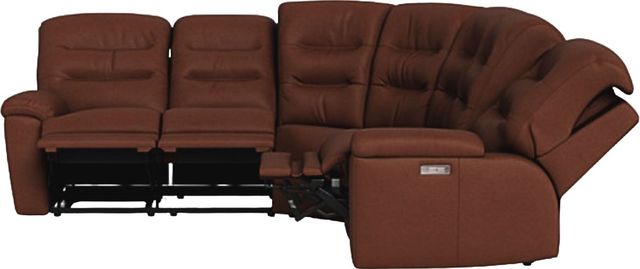 Palliser® Furniture Customizable Keiran 5-Piece Wall-Hugger Power Reclining Sectional with Power Headrest and Lumbar-2