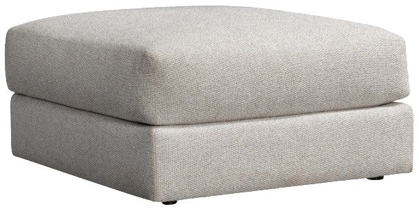Bernhardt Vista Bernhardt Living Gray Ottoman-0