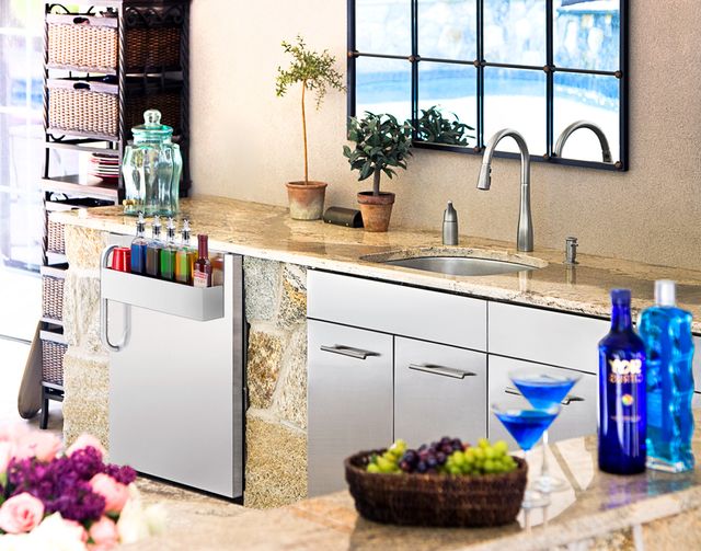 Summit® 5.5 Cu. Ft. Stainless Steel Outdoor All-Refrigerator-4