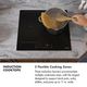 ZLINE 24" Black Induction Cooktop with Anti-Scratch Glass and 3-Elements-4