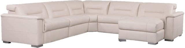 Palliser® Furniture Customizable Keoni 5-Piece Power Reclining Right Arm Facing Sectional and Chaise with Console-0