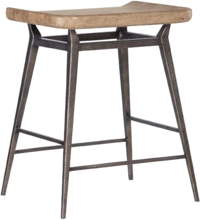 Hooker® Furniture Vineyard Row Black/Sonoma Counter Stool-3