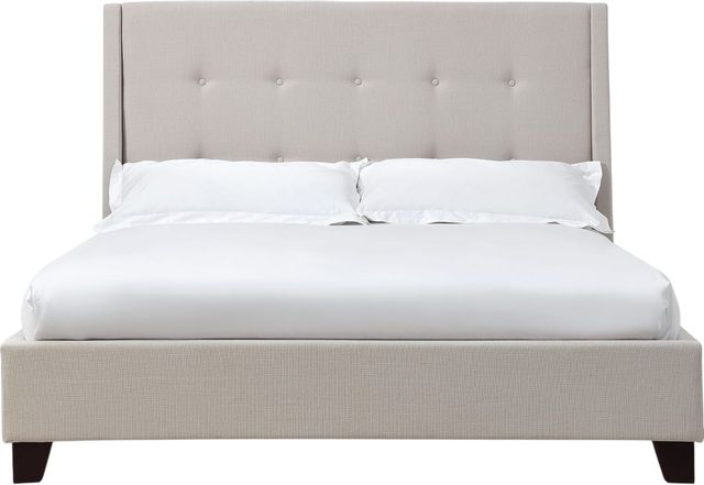 Modus Furniture Madera Putty Full Upholstered Platform Bed-2