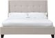 Modus Furniture Madera Putty Full Upholstered Platform Bed-2