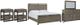 Signature Design by Ashley® Brennagan 5-Piece Gray King Panel Bed Set-0