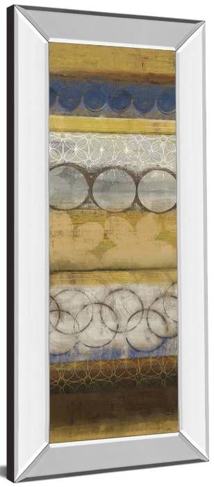 Classy Art Mellow II by Allison Pearce Mirrored Frame Wall Art-1