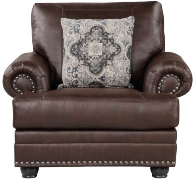 Homelegance® Franklin Dark Brown Chair-2