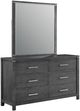 New Classic® Home Furnishings Odessa 4-Piece Charcoal Gray California King Panel Bedroom Set-3