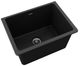 Elkay Quartz Classic® Black 25" Undermount Laundry Sink with Perfect Drain®-0